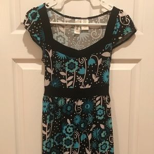 Small floral dressy tunic
